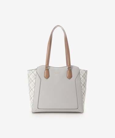 サイドチェック トートバッグ