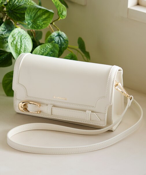 ベルトデザイン ショルダーバッグ