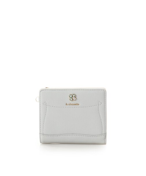 ビジュークローバー折財布