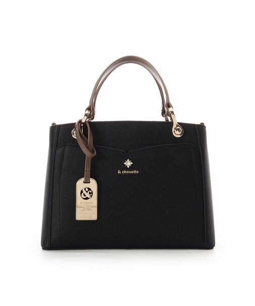 ビジュー付きハンドバッグ