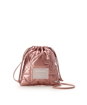 メタリックカラーキルティングショルダーバッグ