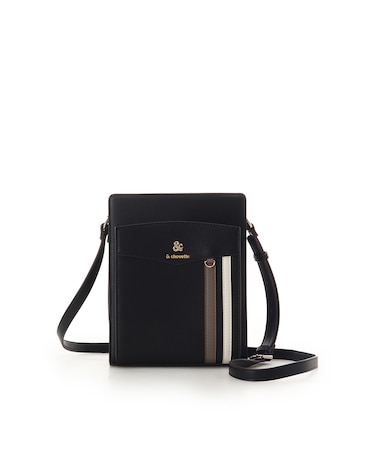 スポーティーライン縦型スクエアショルダーバッグ