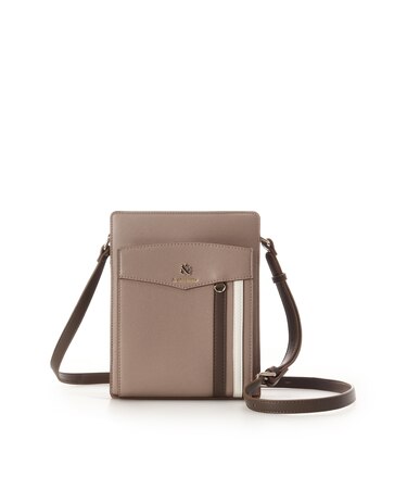 スポーティーライン縦型スクエアショルダーバッグ