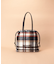 チェック柄トートバッグ 大サイズ