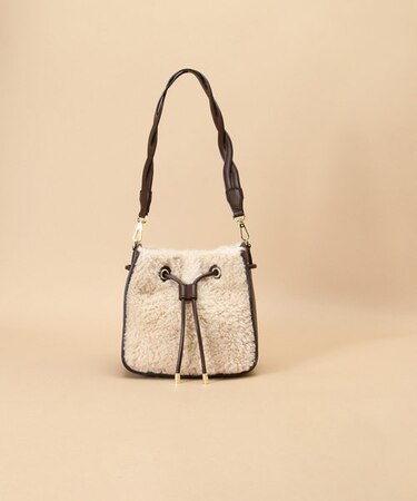 エコファー 巾着型バッグ