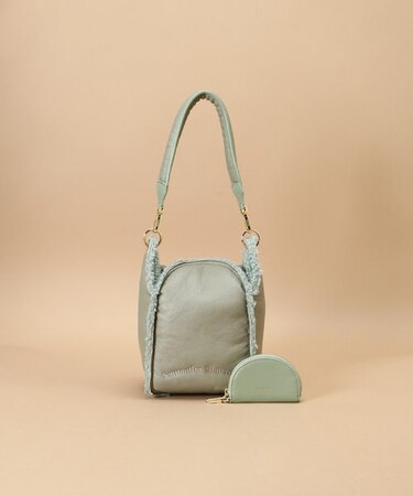 ボックス型ムートンバッグ 小サイズ