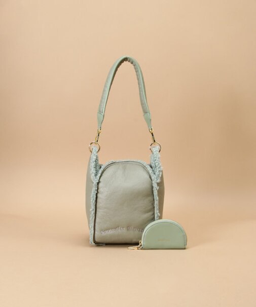 ボックス型ムートンバッグ 小サイズ