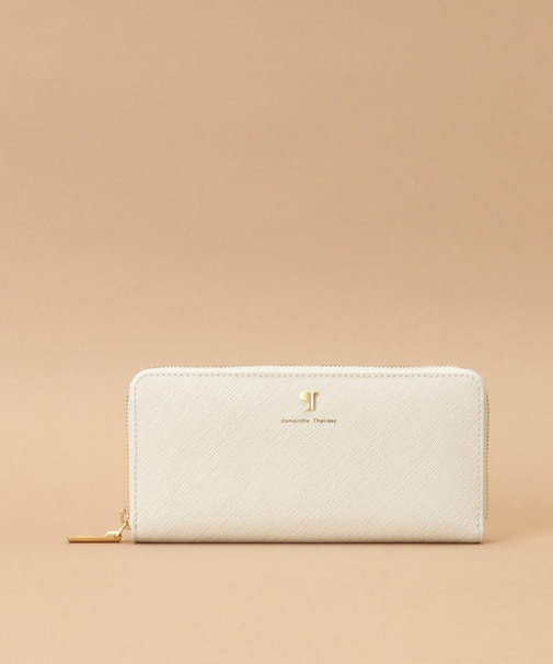 Pomme d'espoir ポムディスポワール バイカラーラウンドジップ長財布