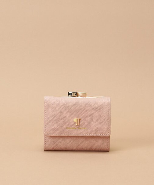 Pomme d'espoir ポムディスポワール バイカラー三つ折り口金財布