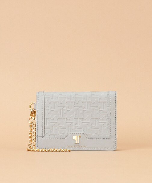 Pomme d'espoir ポムディスポワール 型押しパスケース