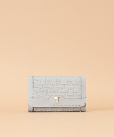 Pomme d'espoir ポムディスポワール 型押しキーケース