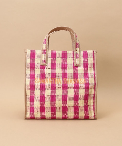 値下げ中！新品未使用ーNEXT-FatFace ラフィア トートバッグ leather 'big' low white［medium］ – thehighlights