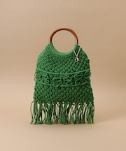 ウッドサークル ハンドルバッグ