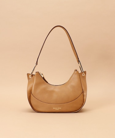 ハーフムーン レザーショルダーバッグ