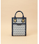 ST Jacquard シルエット 縦型スクエアトートバッグ