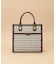 ST Jacquard シルエット スクエアトートバッグ