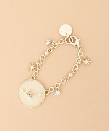 シャイニーイニシャルバッグチャーム M