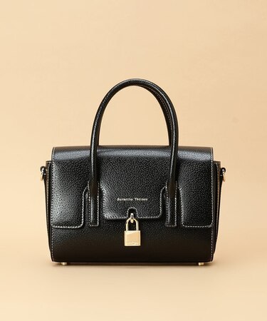 フラップパドロック ハンドバッグ