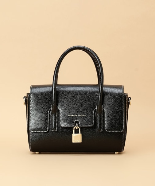 フラップパドロック ハンドバッグ