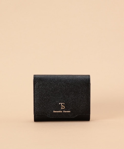 シンプルラメ 三つ折り財布