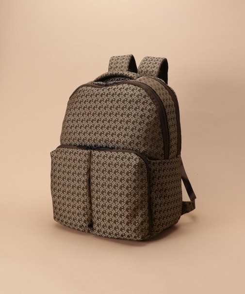 ST Jacquardフロントポケットデザイン リュック