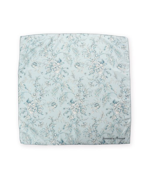 クラシックフラワーデザインスカーフ