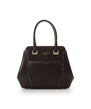 スタッズレザーハンドバッグ