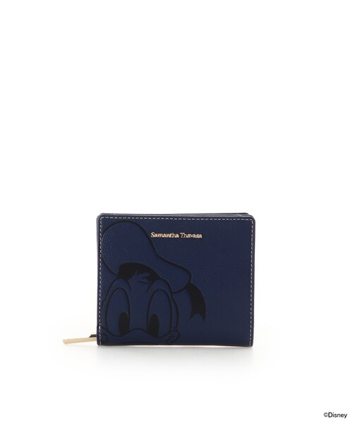 完売❣️サマンサタバサ【ドナルド＆デイジー】ドナルドダック　折財布　牛革　新品 セール 「ドナルドダック」&「デイジーダック」コレクション 折財布