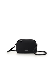 シンプルデザインソフトレザー ショルダーバッグ