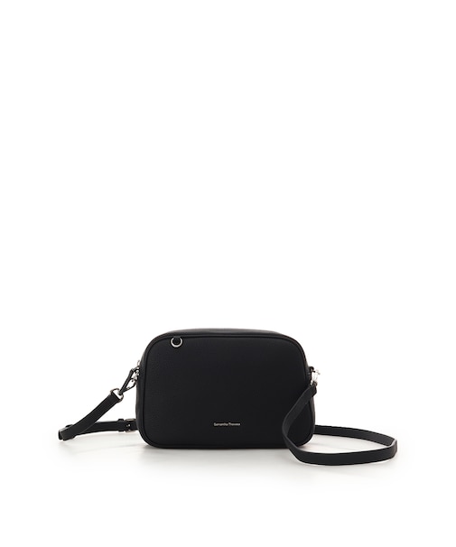 シンプルデザインソフトレザー ショルダーバッグ