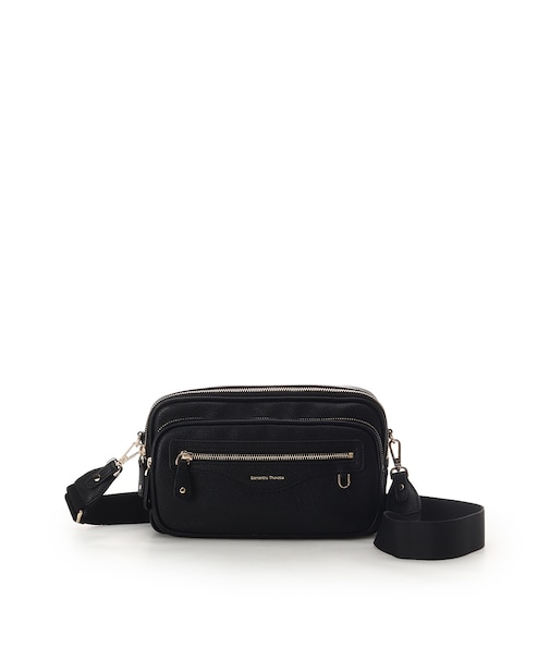 カジュアルテイストスクエアショルダーバッグ