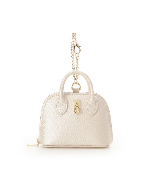 [Holiday Collection]パール調 ミニミニ サマンサ レディ パドロックチャーム