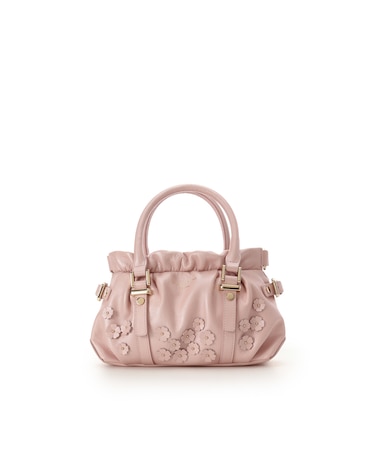 [Holiday Collection]フラワーデザイン サマンサ ルプリュ・ミニョン ハンドバッグ ミニサイズ