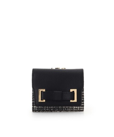 ループツイードデザイン エムシュシュⅢ 口金折財布