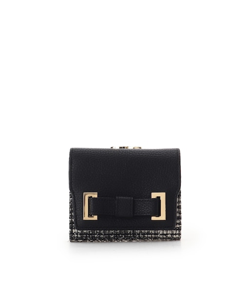 ループツイードデザイン エムシュシュⅢ 口金折財布