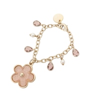 クリアラメフラワーバッグチャーム