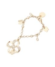 フラワーパピヨンモチーフ バッグチャーム