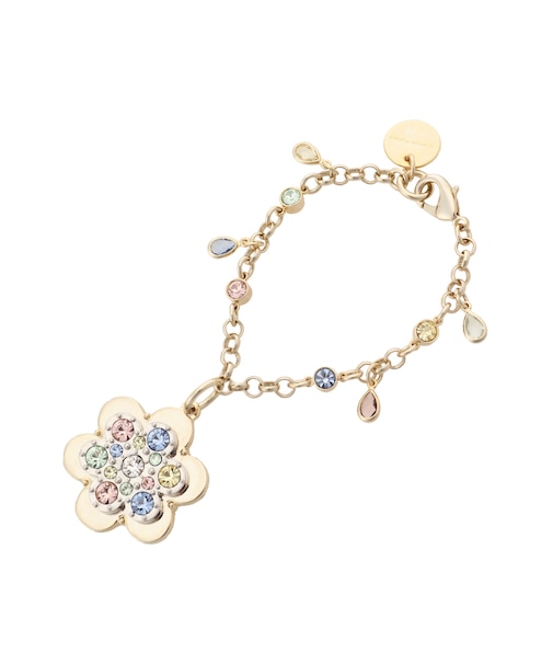 ビジューフラワーモチーフ バッグチャーム