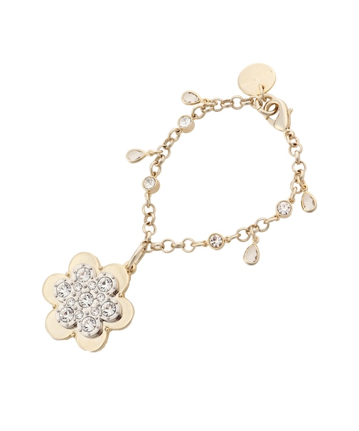 ビジューフラワーモチーフ バッグチャーム