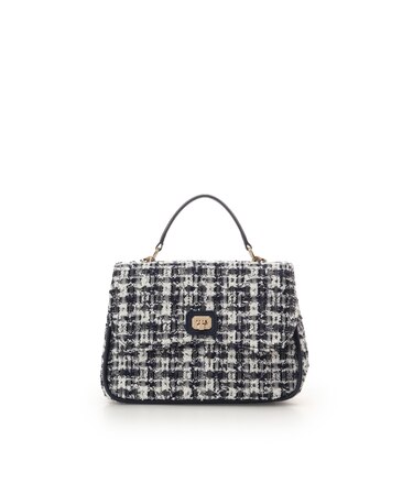 オリジナル金具ツイード ワンハンドルバッグ