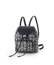 オリジナル金具ツイード リュック