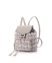 オリジナル金具ツイード リュック