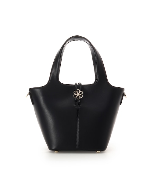 オリジナルフラワーモチーフ金具 ハンドバッグ