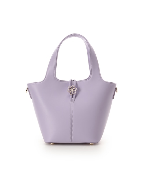 オリジナルフラワーモチーフ金具 ハンドバッグ