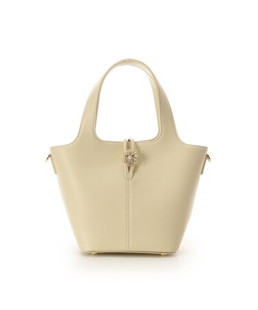 オリジナルフラワーモチーフ金具 ハンドバッグ