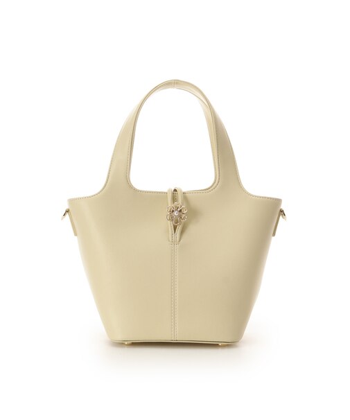 オリジナルフラワーモチーフ金具 ハンドバッグ