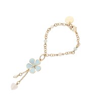 フラワービジューバッグチャーム