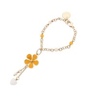 フラワービジューバッグチャーム