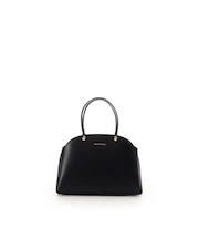 オリジナル金具ガラス調レザーハンドバッグ