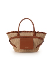 フロントポケットかごバッグ